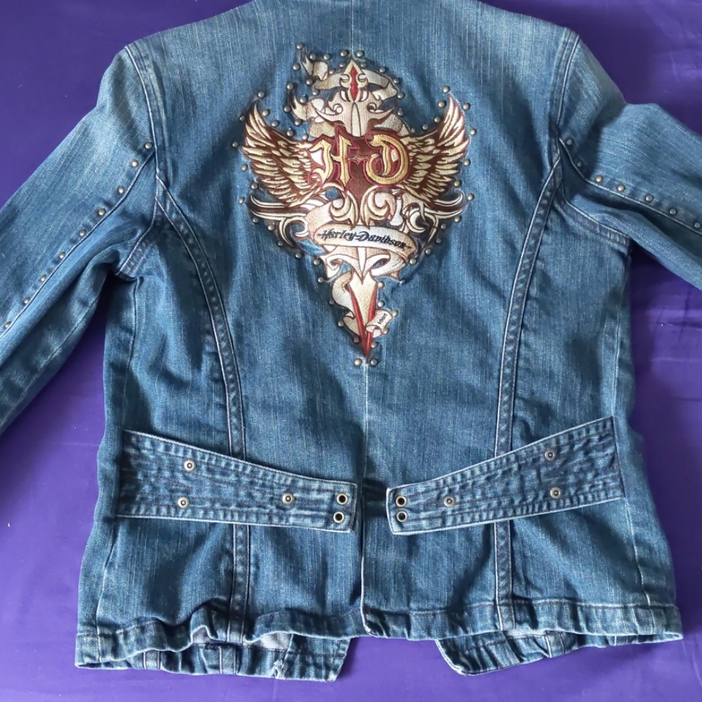 Harley Davidson limited edition jean jacket